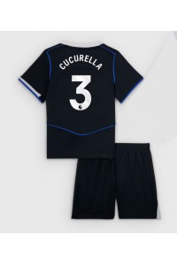 Chelsea Marc Cucurella #3 Babytruitje 3e tenue Kind 2025-26 Korte Mouw (+ Korte broeken)